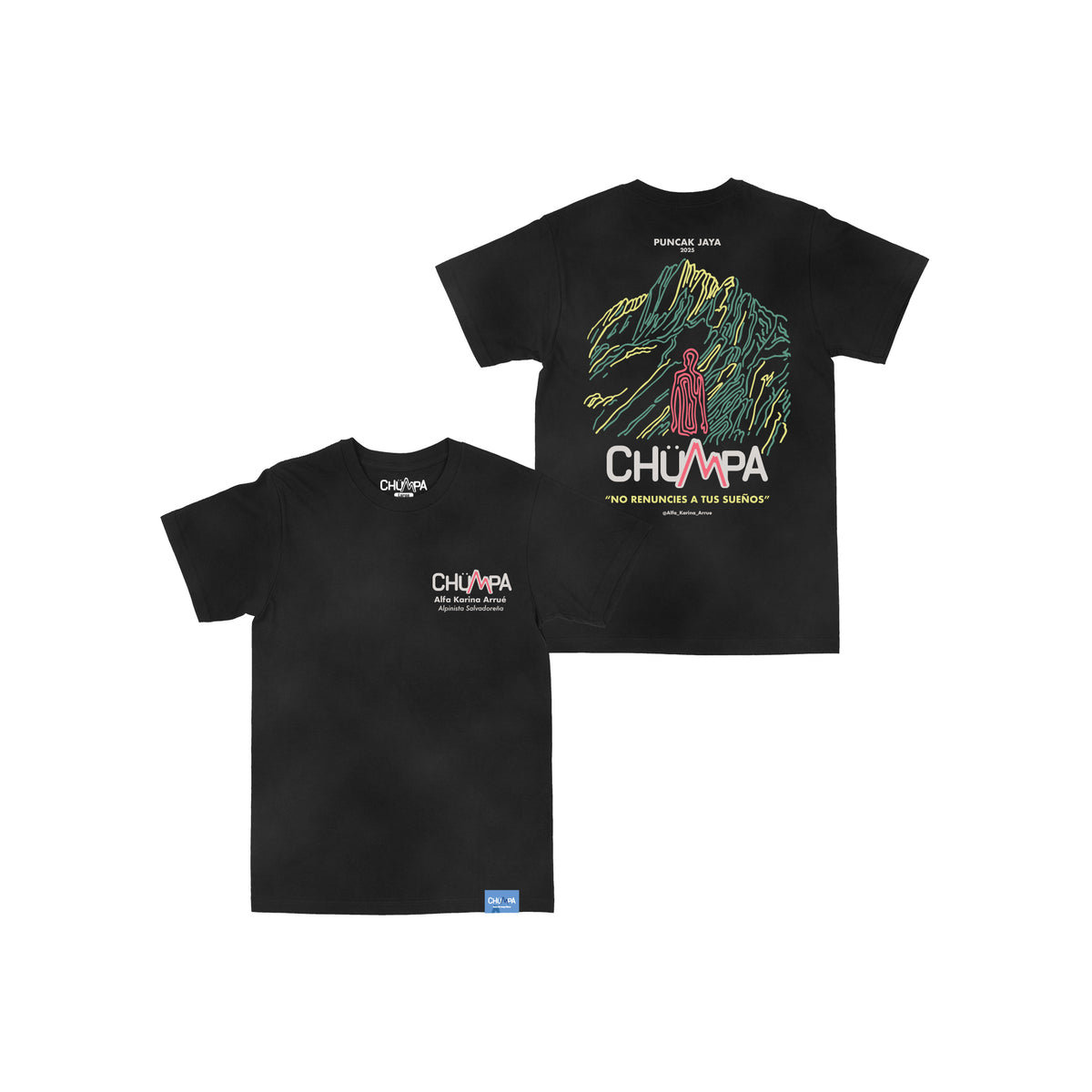 CHÜMPA For Alfa Karina "Vintage Black" Tee