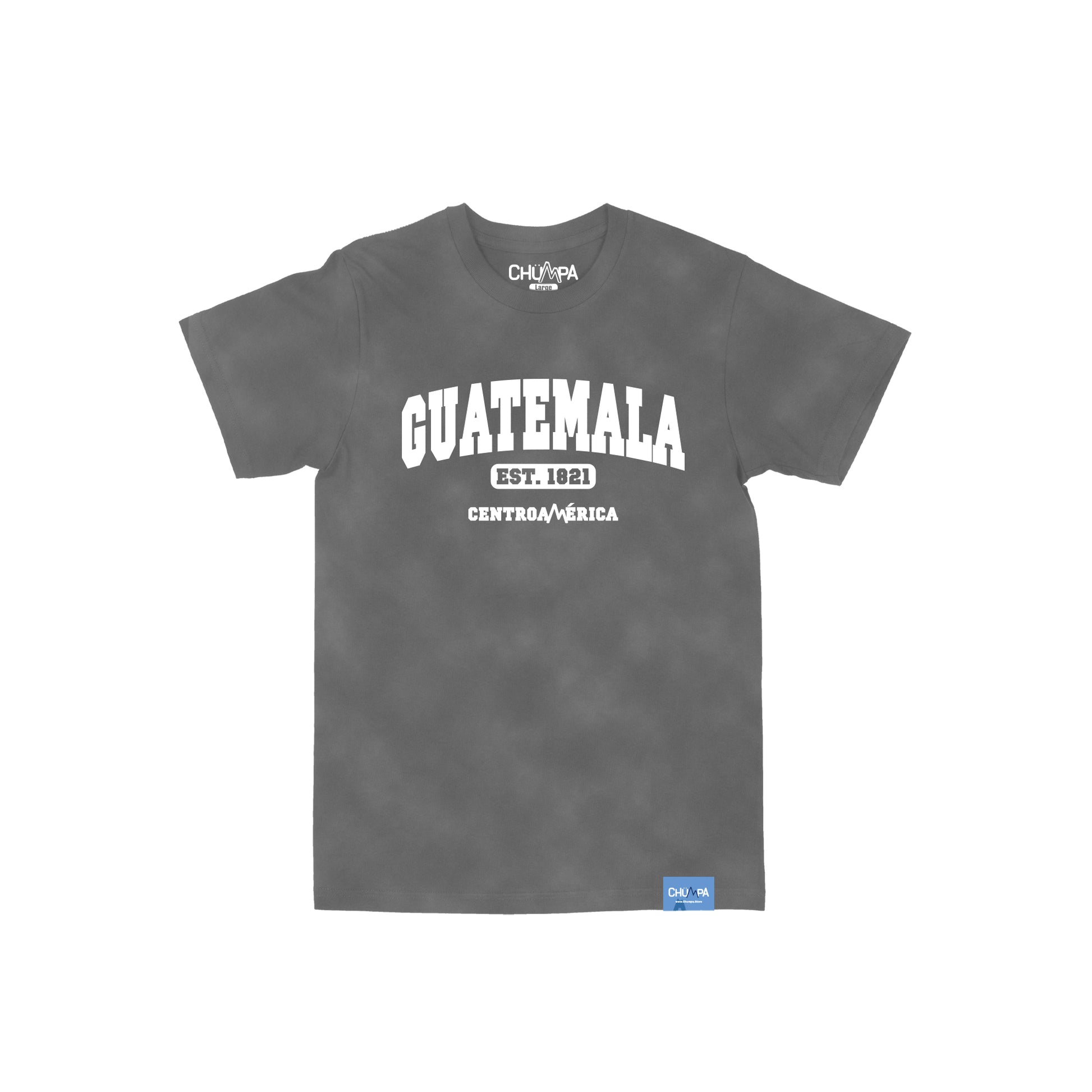 Guatemala Silicone Logo "Vintage Grey" Tee (Copy) (Copy)