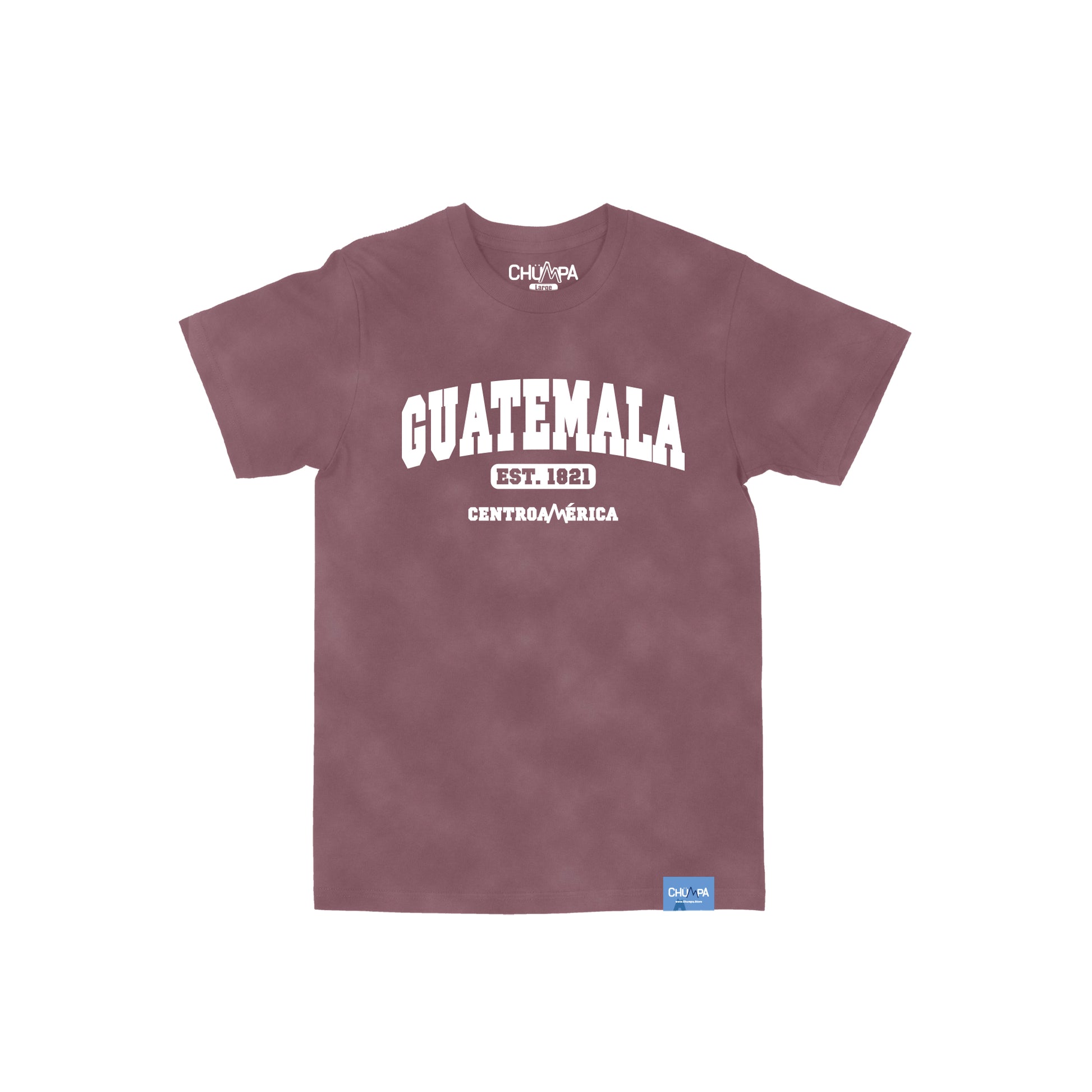 Guatemala Silicone Logo "Vintage Mauve" Tee