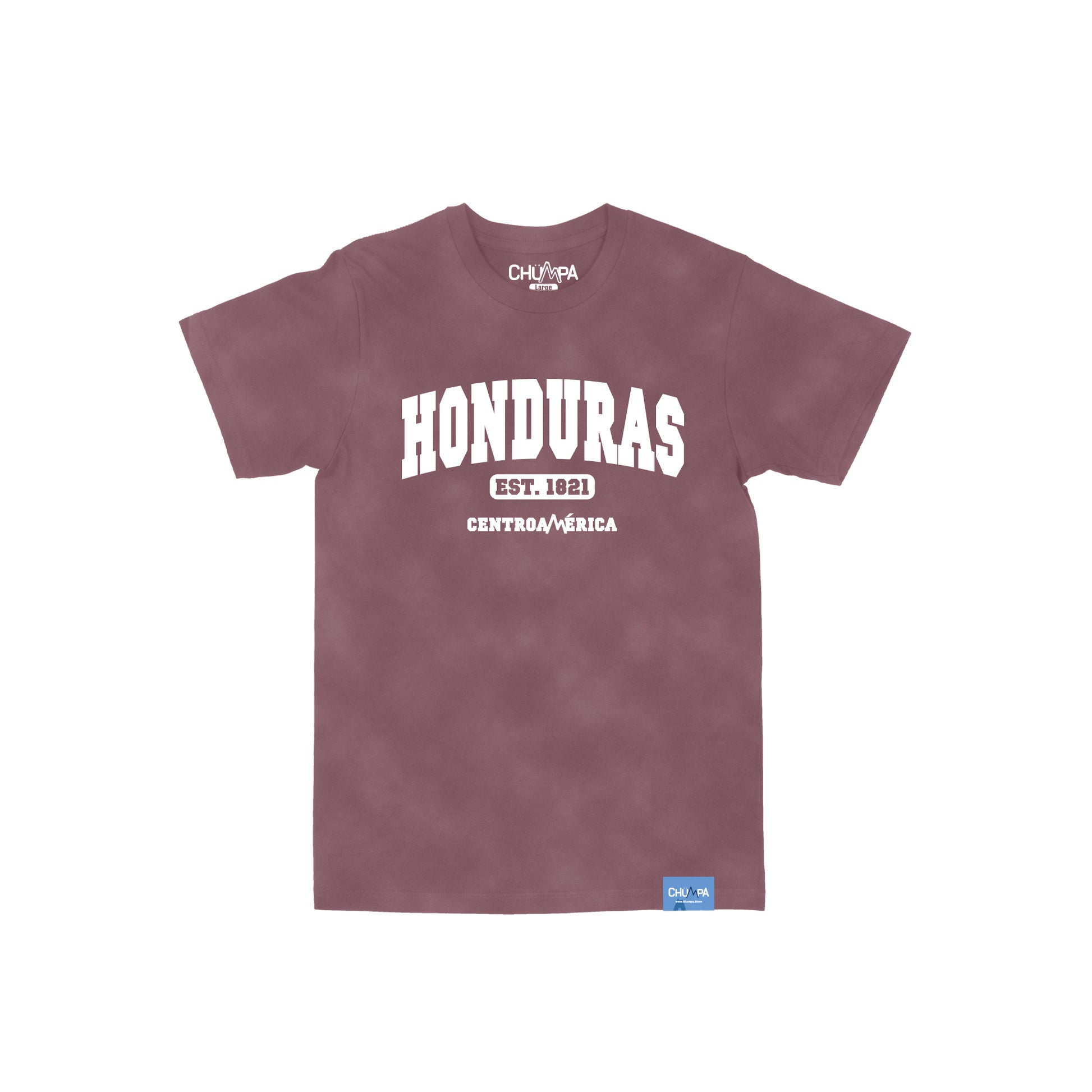 Honduras Silicone Logo "Vintage Mauve" Tee